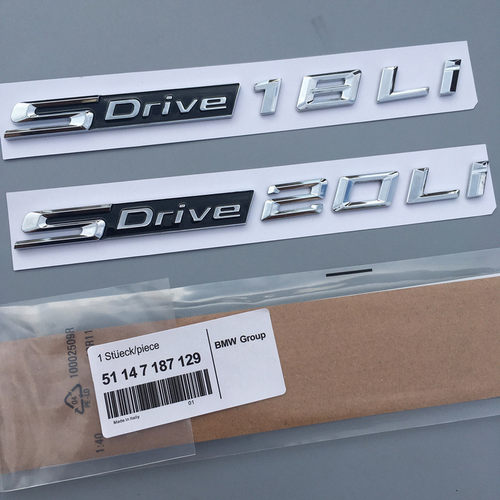 专用宝马X1X3侧标叶子板车标sdrive18li 20li 25li排量标标志改装