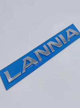 适用尼桑新蓝鸟车标 LANNA英文字母后备箱标志蓝鸟东风日产车标贴