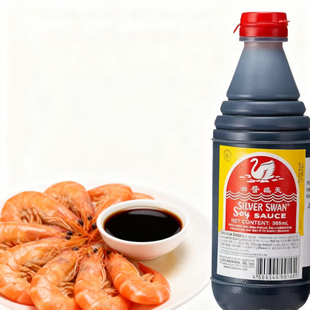 Silver Soy Sauce天鹅酱油菲律宾原装 烹饪提鲜调味生抽385ml Swan