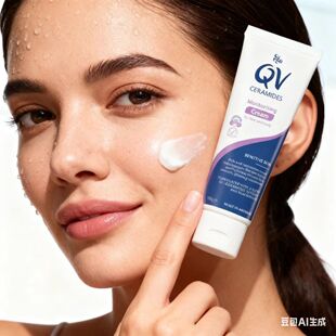QV ceramides保湿霜神经酰胺修护屏障敏肌身体乳滋润面霜100g