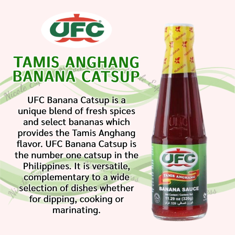 ufc taming anghang banana catsup 320g菲律宾香蕉番茄酱甜辣味