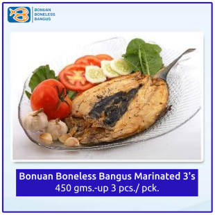 fish新鲜腌制免洗免切香煎美味牛奶鱼450g Milk Bonuan Bangus