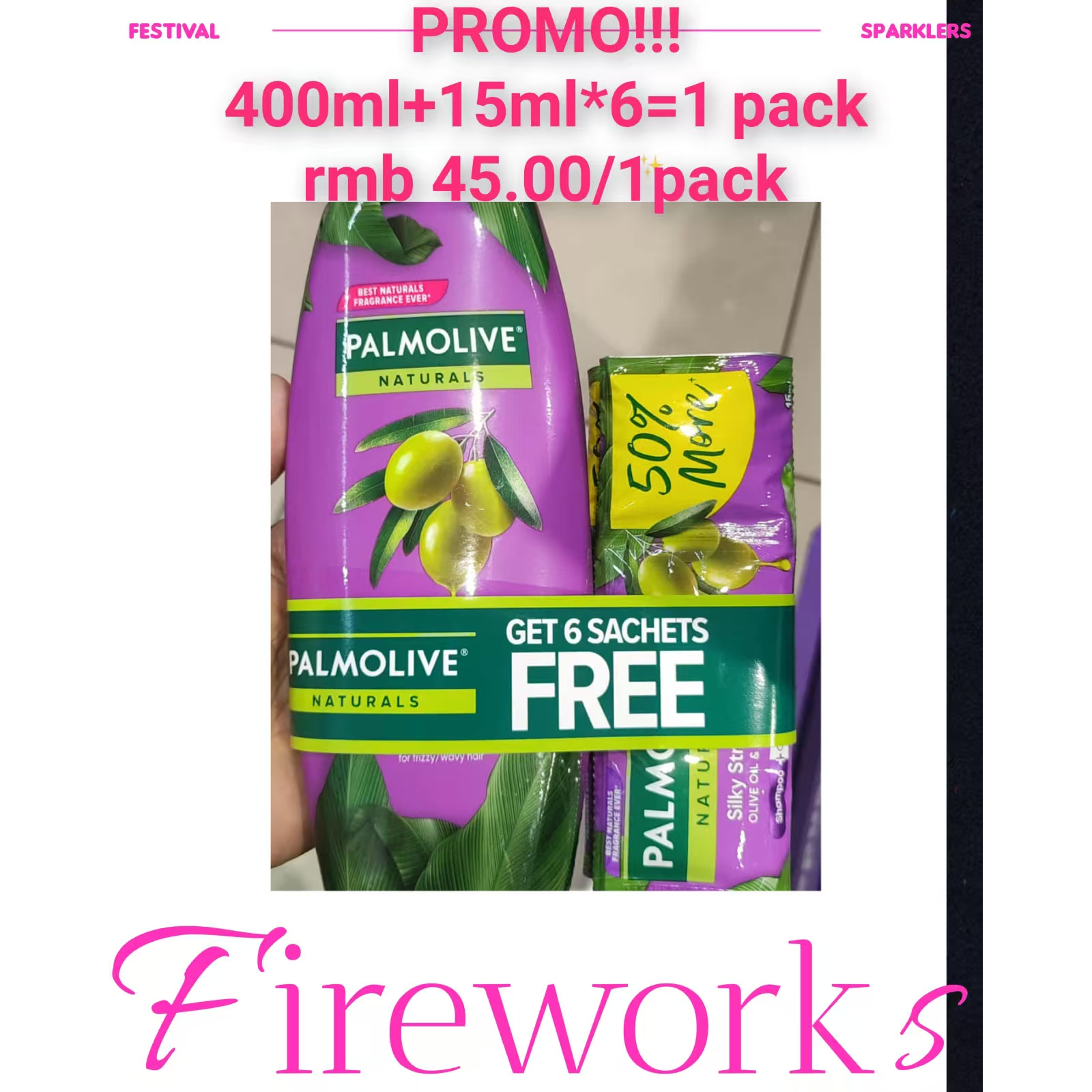 PROMO!!PALMOLIVE Naturals Silky Straight Shampoo Conditioner