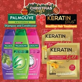 promo keratin Palmolive christmas shampoo plus treatment