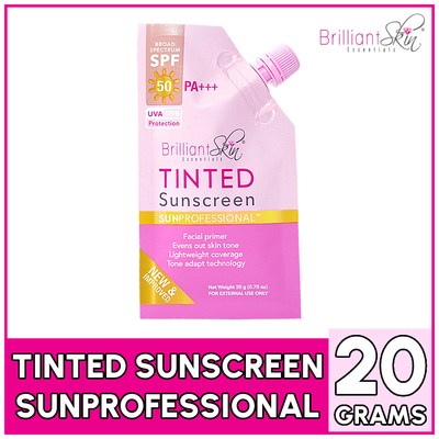 BRILLIANT Tinted Sunscreen Sunprofessional SPF50 20g防晒霜