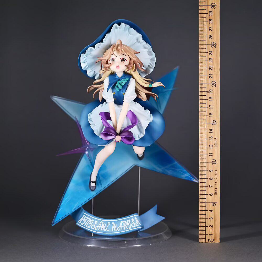 优质GK手办1/6东方project 魔理沙雾雨 飞天扫把动漫二次元美少女图片