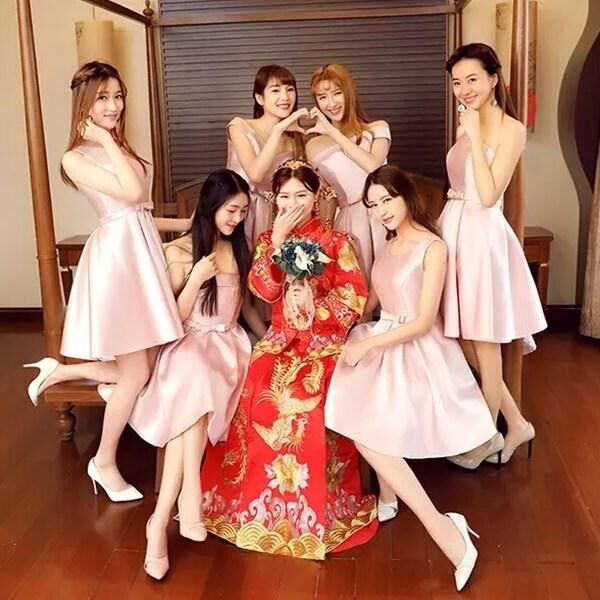伴娘l服长款2019新款韩版姐妹团毕业聚会年会晚礼服春季粉色姐妹|msdalam kategori Butik wanita / wanita, perkahwinan/Cheongsam/pakaian, pakaian/malam - dari Buy2taobao.com untuk memberikan perkhidmatan ejen Taobao profesional membeli
