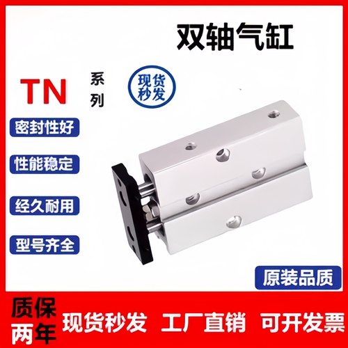 小型气动TDA双杆双轴气缸TN10/16