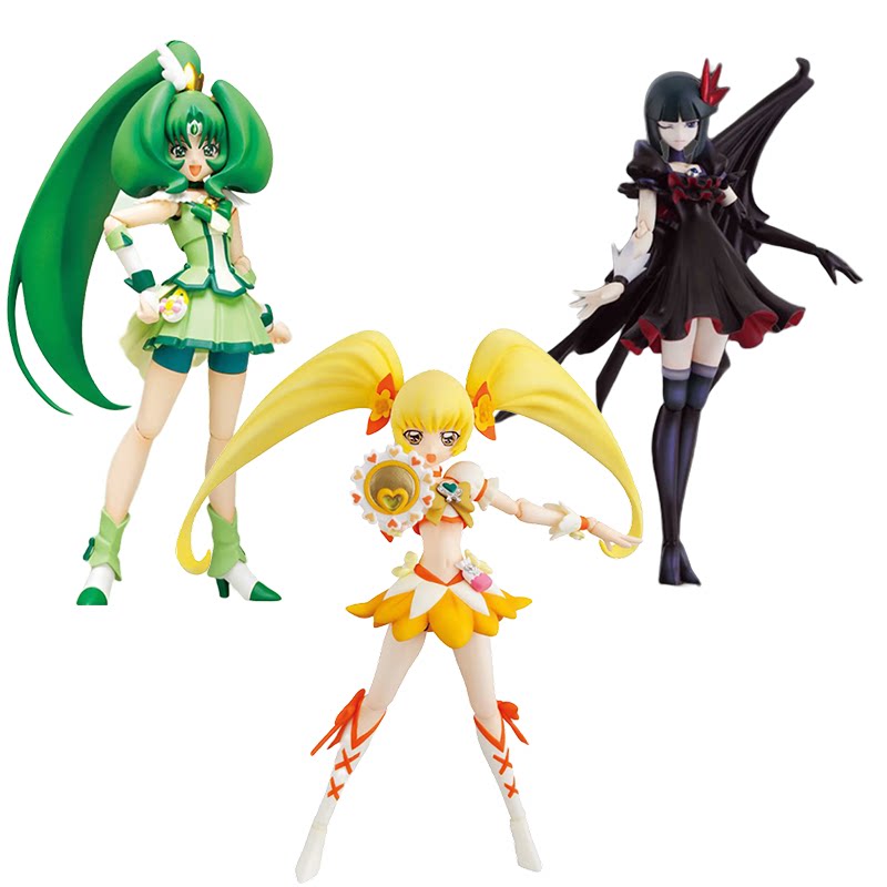 万代魂限定 shf 光之美少女 绿川直 黑暗天使 名堂院树 景品手办b