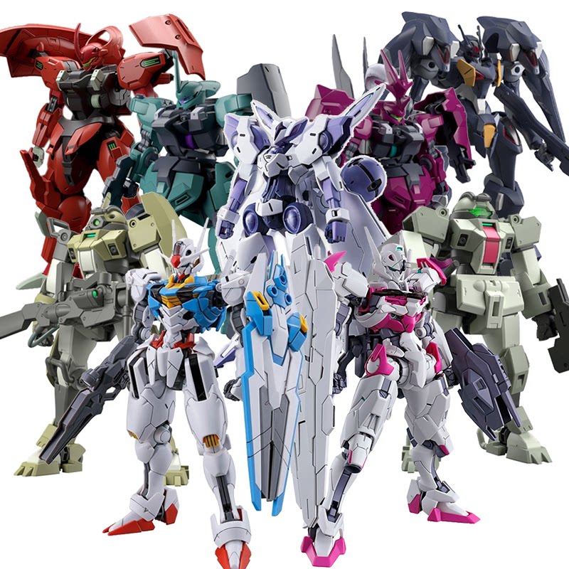 万代 hg 水星的魔女 异灵 风灵 魔灵 异端审判者 高达 拼装模型b