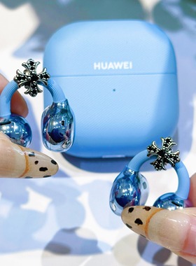 【十字花】freeclip2代蓝牙耳机可合盖钻扣耳夹暗黑风格配饰耳饰