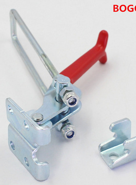 博工工装夹具 快速夹钳 门栓式 可调节搭扣 加长拉杆 GH-431-120