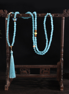 新中式古风国风设计超长款项链