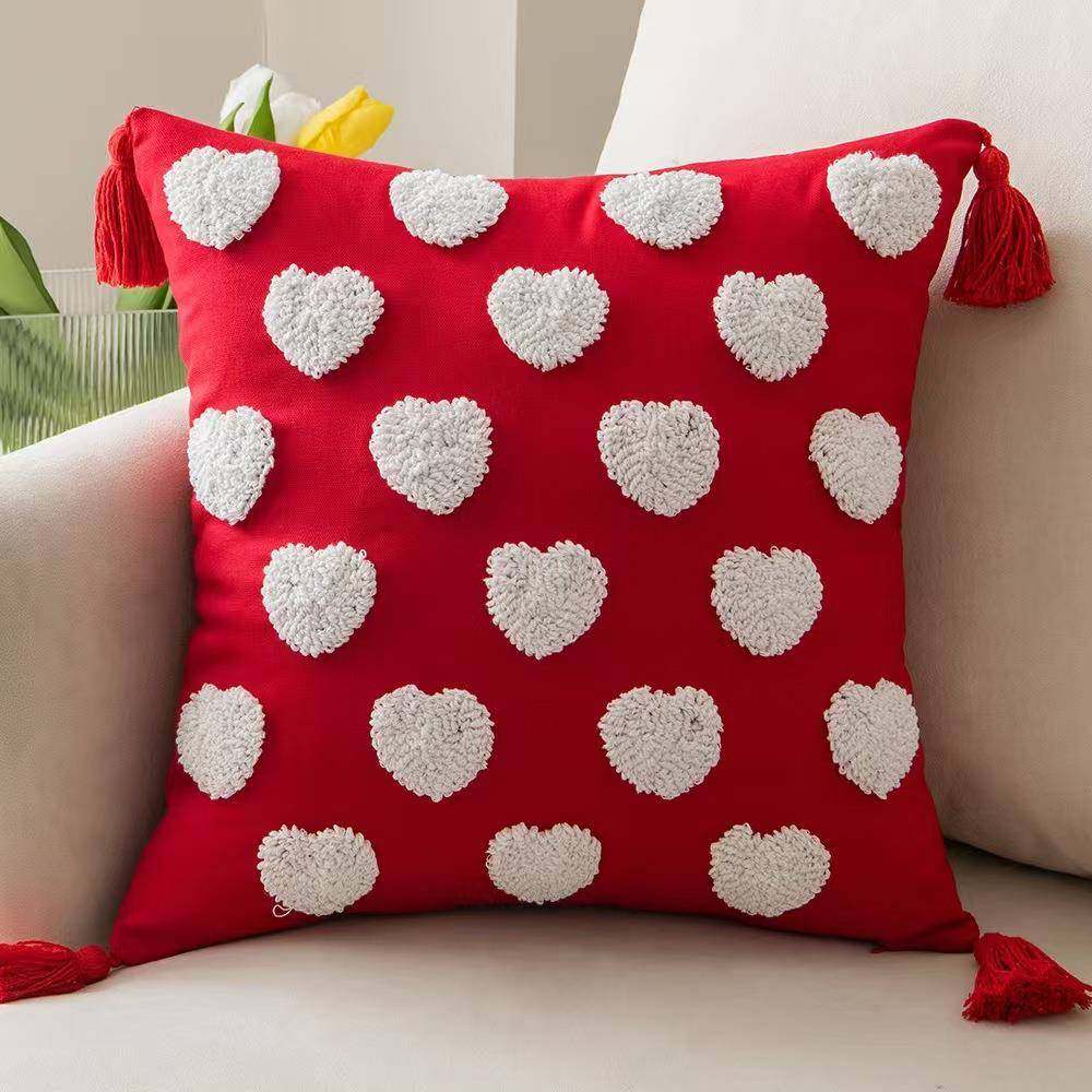 雪尼尔2024新款立体刺绣小花朵抱枕床头背靠卧室客厅飘窗设计感,居家布艺,抱枕被,淘宝优惠券,粉丝福利购,淘宝优惠卷