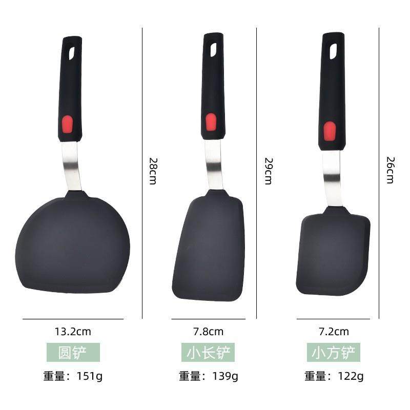 硅胶烹饪用具铁板烧料理铲不粘锅硅胶锅铲煎饼玉子烧铲跨境新款,厨房/烹饪用具,锅铲,淘宝优惠券,粉丝福利购,淘宝优惠卷