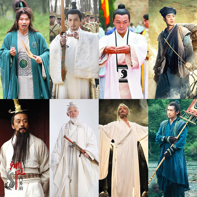 棉麻武侠道士服影视古装