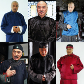 吴孟达同款 古装 清朝老爷服马褂长袍民国长衫 影视古装 掌柜装 演出服