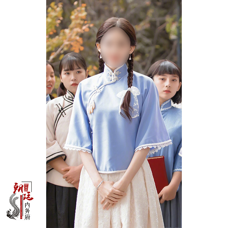 民国婚礼伴娘服五四青年装