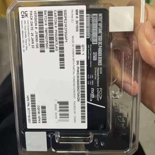 议价盒装 傲腾 P4800X 375G U.2 PCIE