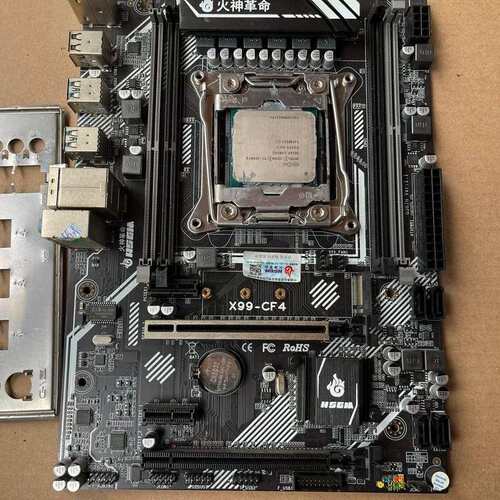议价3套火神革命X99-CF4主板 E5-2680V3 CPU