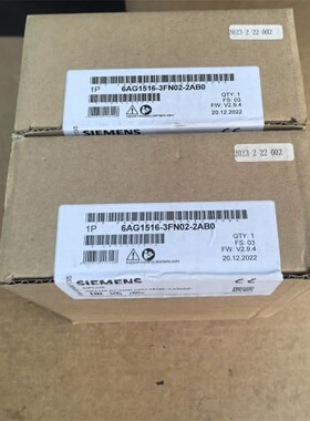 议价未开封CPU1516，6AG1516-3FN02-20，6AG1 516-3FN02-20