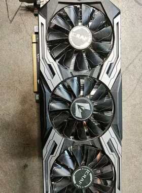 议价铭瑄1660s显存6GB上电测试没问题，有一个风扇不转，图片