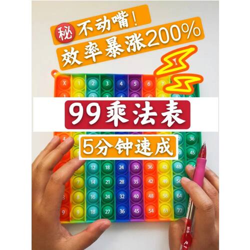 99九九乘法口诀表背诵神