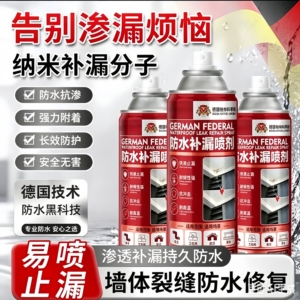 德国柏林研究院屋顶防水补漏喷剂裂缝渗水房顶卫生间漆盛夏未来