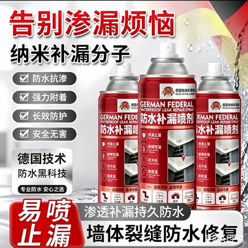 德国柏林研究院屋顶防水补漏喷剂裂缝渗水房顶卫生间漆盛夏未来