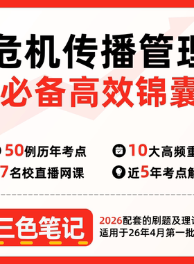 无需真题03296危机传播管理   自考笔记 考点内部资料 串讲讲义重点 全程无忧题库讲义  网课讲义 密卷押题