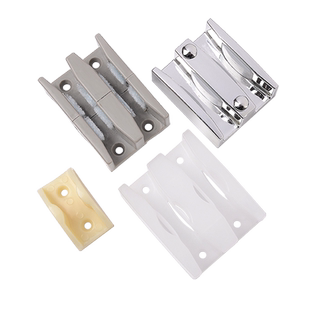 淋浴房限位器玻璃门定位器下滑块配件玻璃门导引块浴室移门止摆器