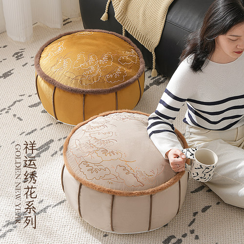 客厅坐墩榻榻米坐垫新中式