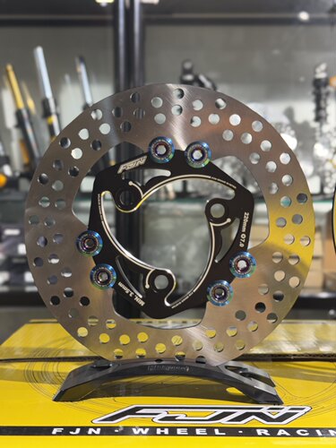 FJN浮动碟刹车盘220/245mm小牛九号电摩通用7.0孔距碟刹盘改装