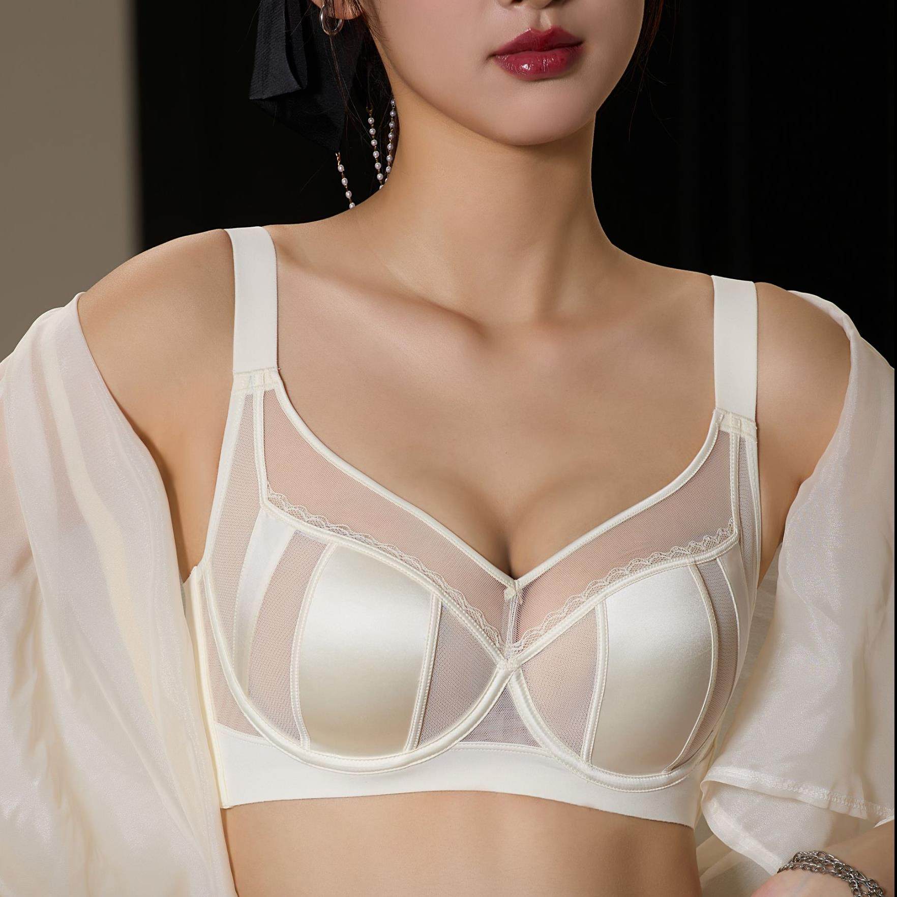 新品专柜升级内衣女大胸显小薄款软钢圈收副乳防下垂全罩杯文胸,女士内衣/男士内衣/家居服,文胸,淘宝优惠券,粉丝福利购,淘宝优惠卷