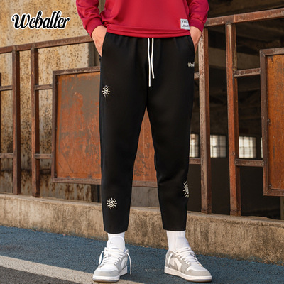 WEBALLER美式潮流运动男士休闲裤