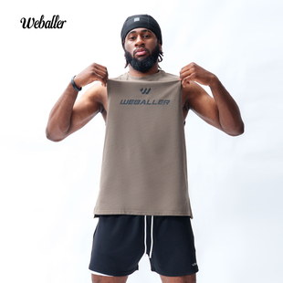 【WEBALLER】 夏季运动背心净版男生健身篮球速干训练透气高弹