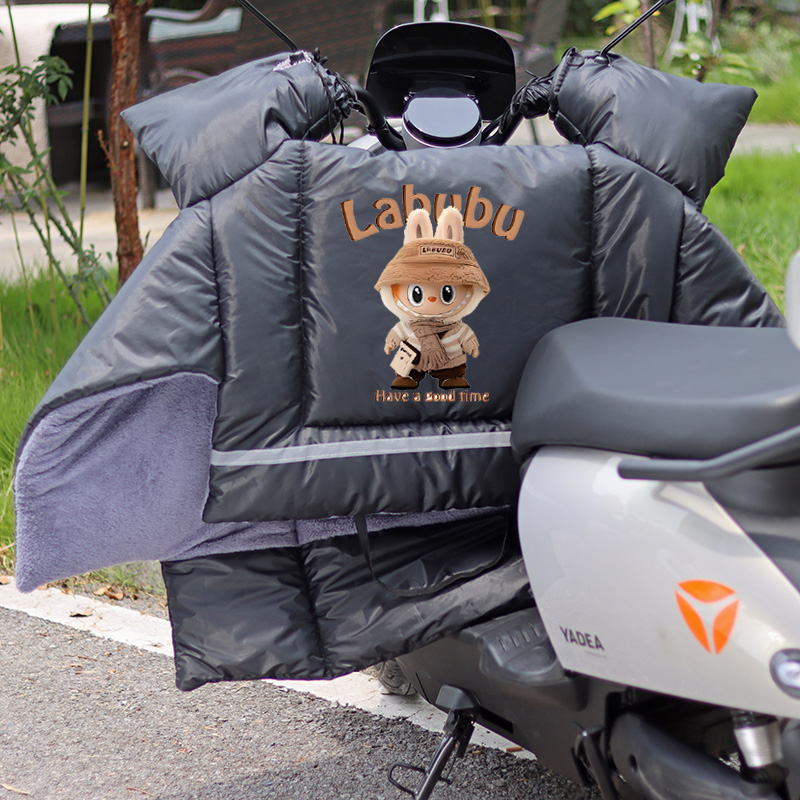 电动三轮车挡风被冬季加绒加厚