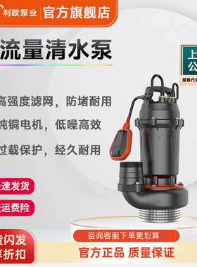 利欧QDX潜水泵家用抽水泵水泵小型高扬程大流量农用抽水机清水泵