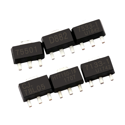 三端稳压管 78L05 78L05/HT7550/7150/7130A D882三极管器 SOT-89