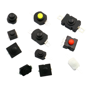 KAN-28贴片/直插式自锁开关强光手电筒开关 配件按钮电源开关5个