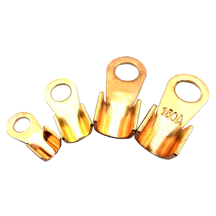 大电流接线铜片圆鼻接线鼻/开口鼻30A 60A100A 150A接线铜片 端子