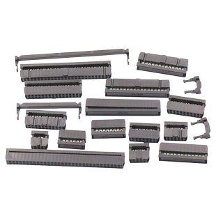 FC压线头牛角插头排线头 FC-6/8/10/16/20/26/40/50/64P 2.54MM