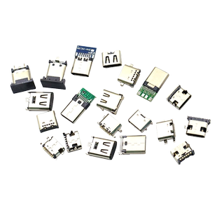 type-c母座母头直插贴片插座充16电口配件typec接口接头tpyec快充