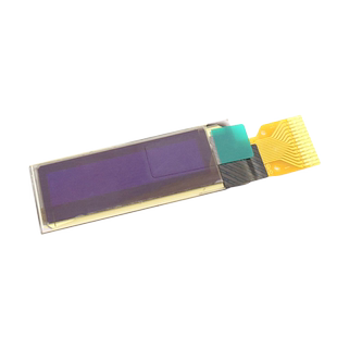0.91寸白色O OLED (14pin) 白色OLED白光点阵显示屏　128*32