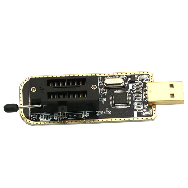 土豪金烧录器编程器 USB 主板路由器液晶 BIOS SPI FLASH 24 25