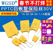 PPTC自恢复保险丝30V 1.1A自恢复保险管直插保险丝