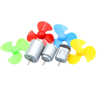 280玩具车R300C电吹风电动大功率130 370小电机小马达风扇diy手工