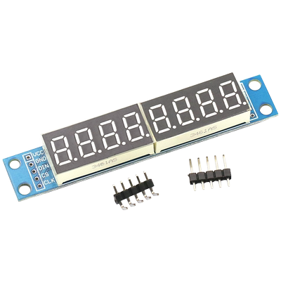 MAX7219LED显示 8位数码管显示模块 支持级联八位串行3个IO口