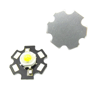 LED灯珠 3W 带铝基板 发光二极管高亮大功率 LED灯