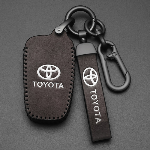 适用于丰田钥匙套头层牛皮定制